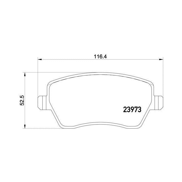 Nissan Micra 2002-2005  Valeo Ön Fren Balatası 9001008
