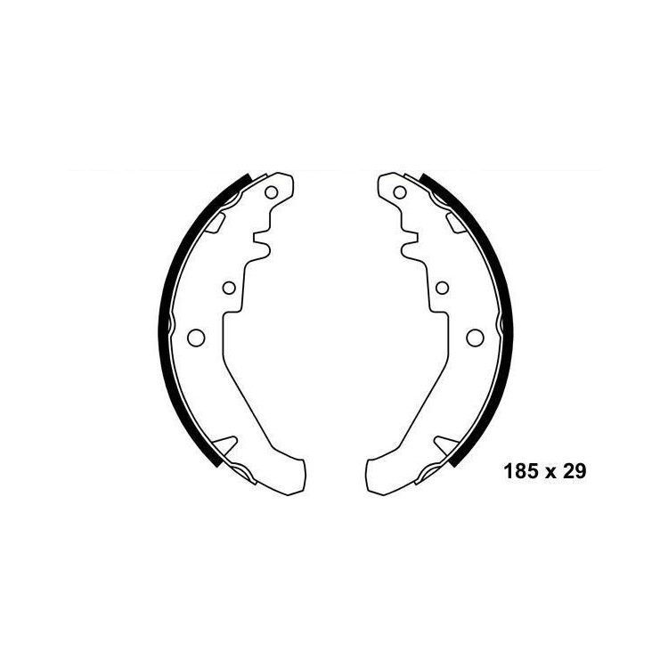 Kraftvoll Arka Fren Balatası 07020025