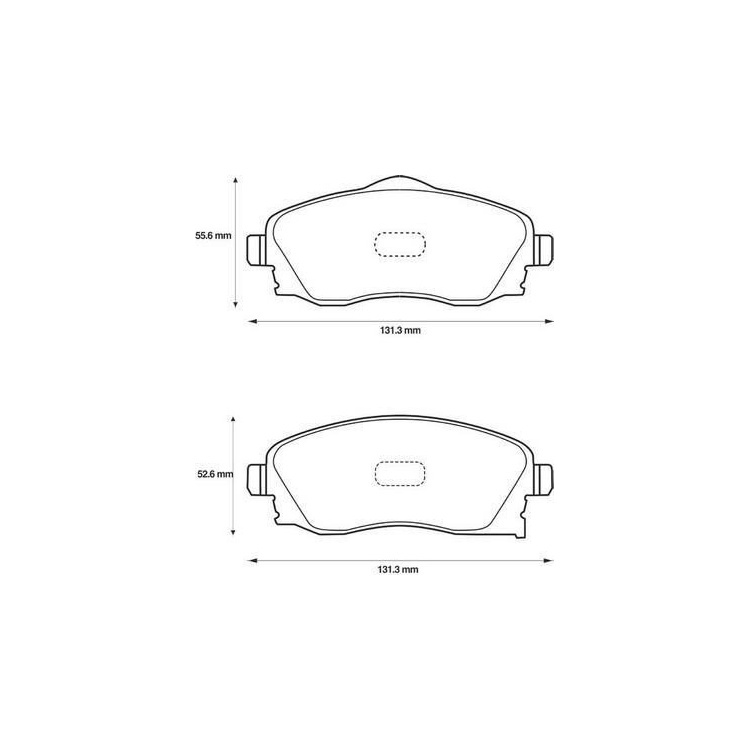 Opel Corsa 2001-2004  Ayd Ön Fren Balatası AYD60025A