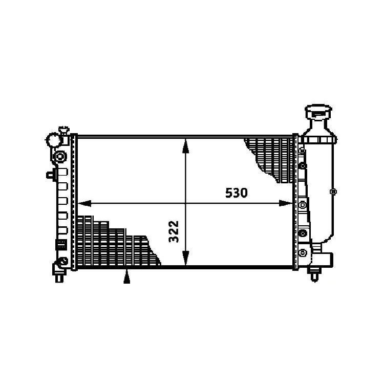 Unicore Motor Radyatörü 10PE1600M