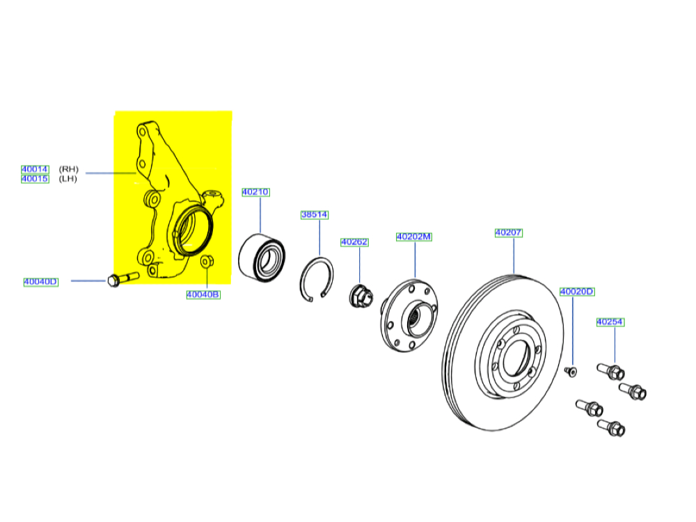 Sağ Ön Aks Taşıyıcı