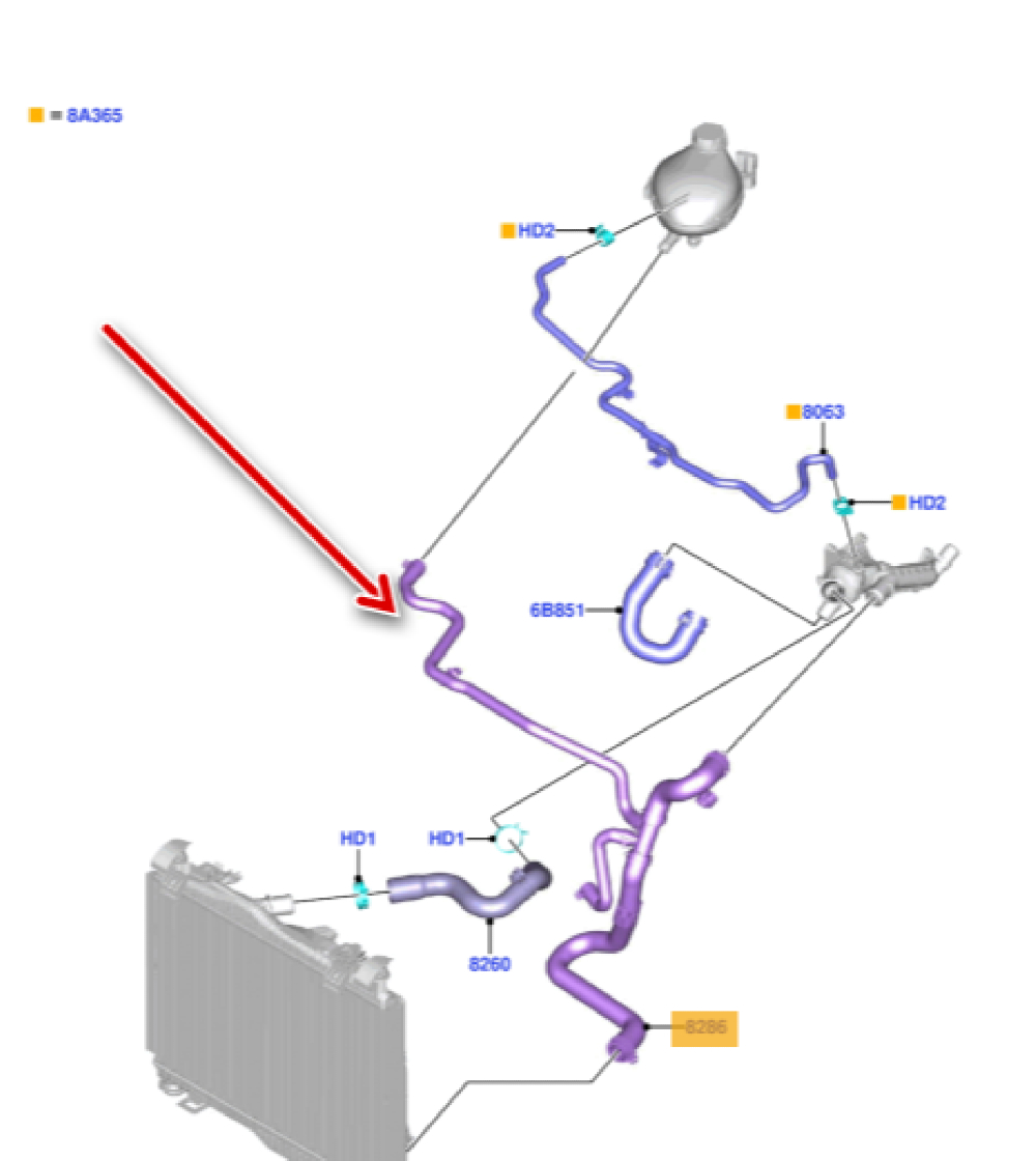 Motor Radyatörü Alt Su Hortumu