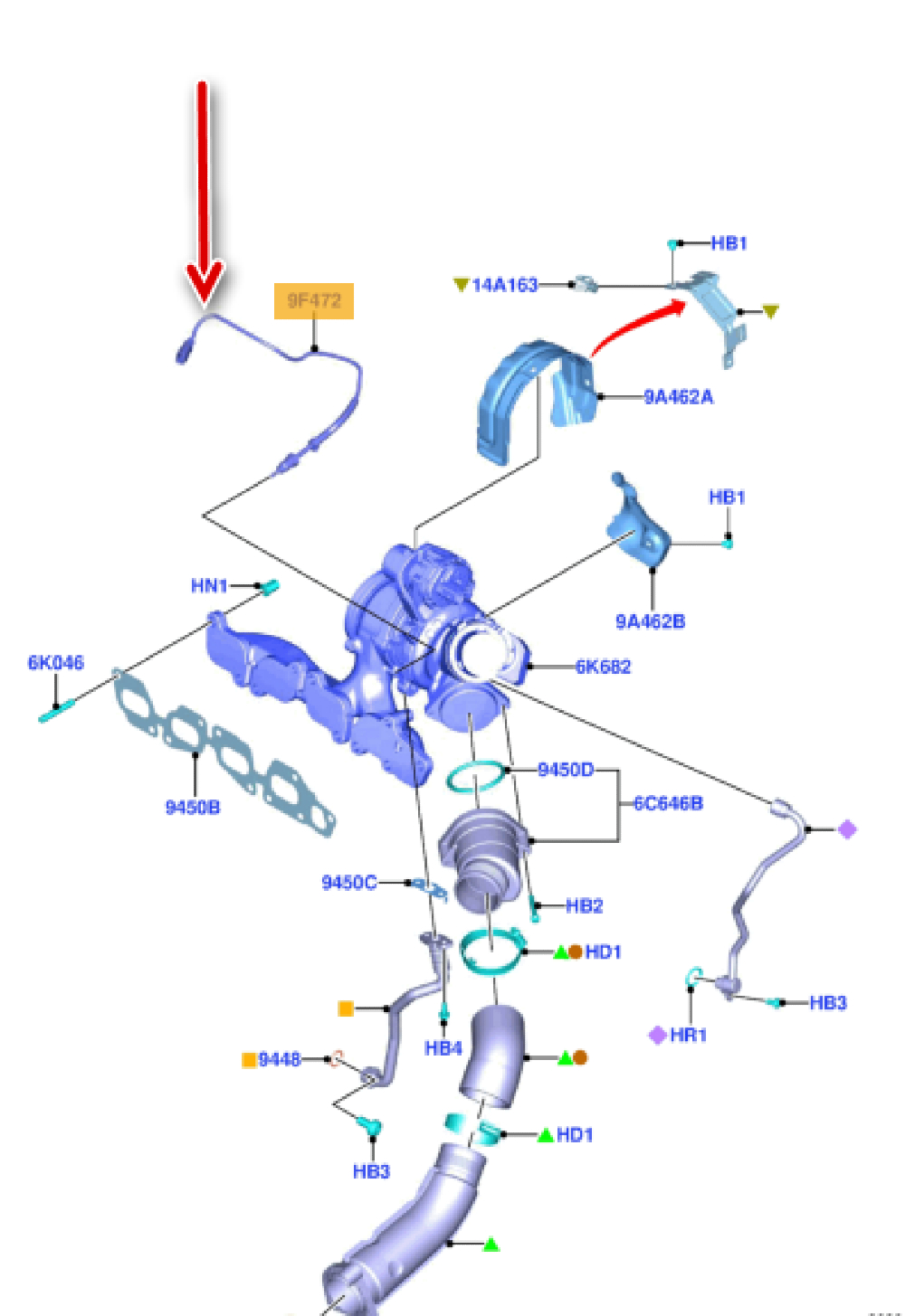 Turbo / Partikül Sıcaklık Sensörü