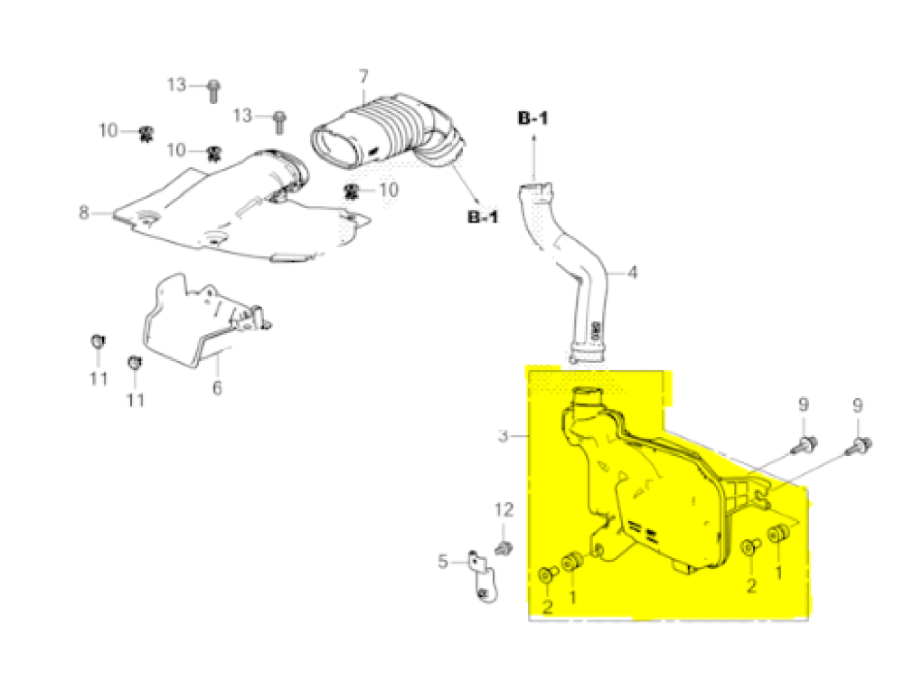 Hava Filtre Kutusu / Rezonatör
