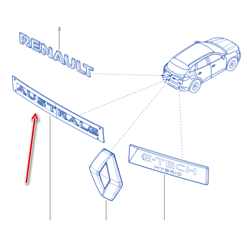 Bagaj Kapağı Yazı / Arma