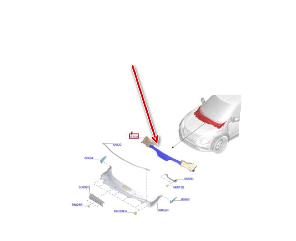 Ön Cam İzgara Sacı / Bakaliti