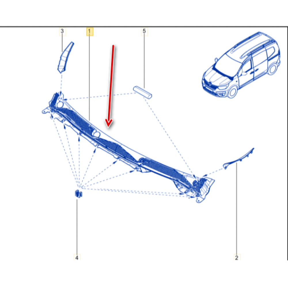 Ön Cam İzgara Sacı / Bakaliti