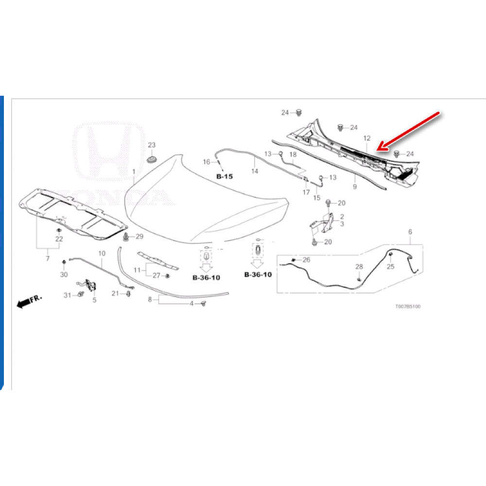 Ön Cam İzgara Sacı / Bakaliti