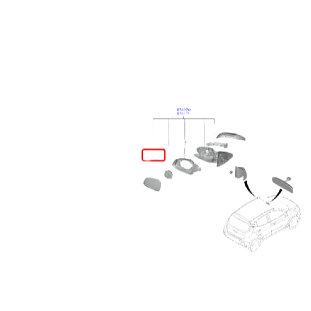 Sağ Kapı Ayna Camı