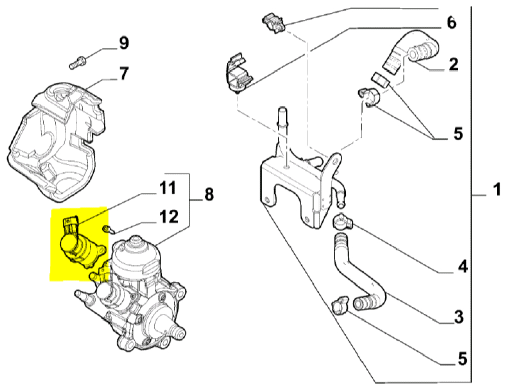 Mazot Basınç Sensörü