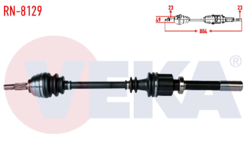 Veka Ön Sağ Aks RN8129