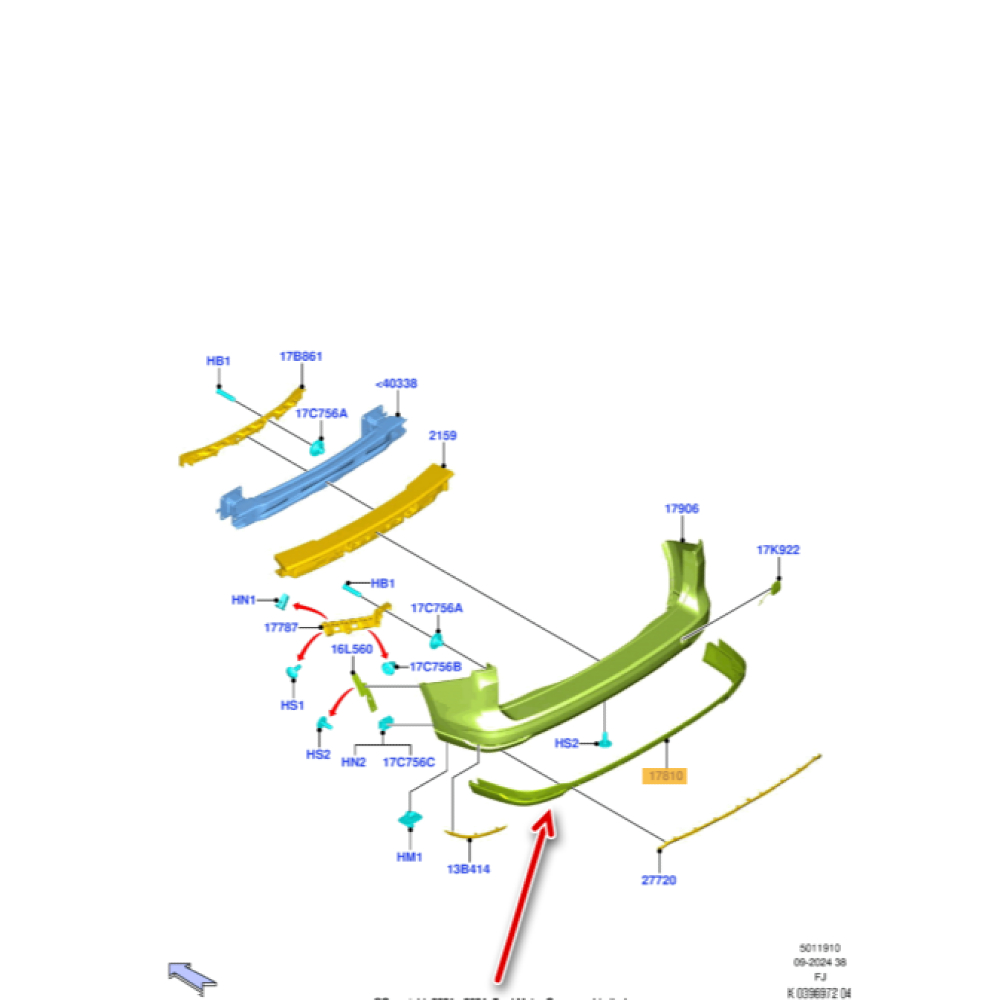 Arka Tampon Kaplaması