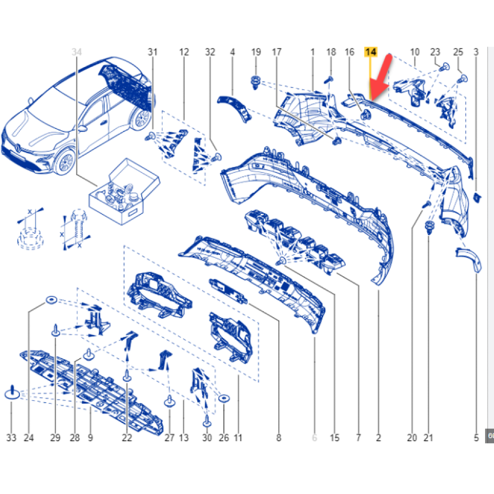 Arka Tampon Kaplaması