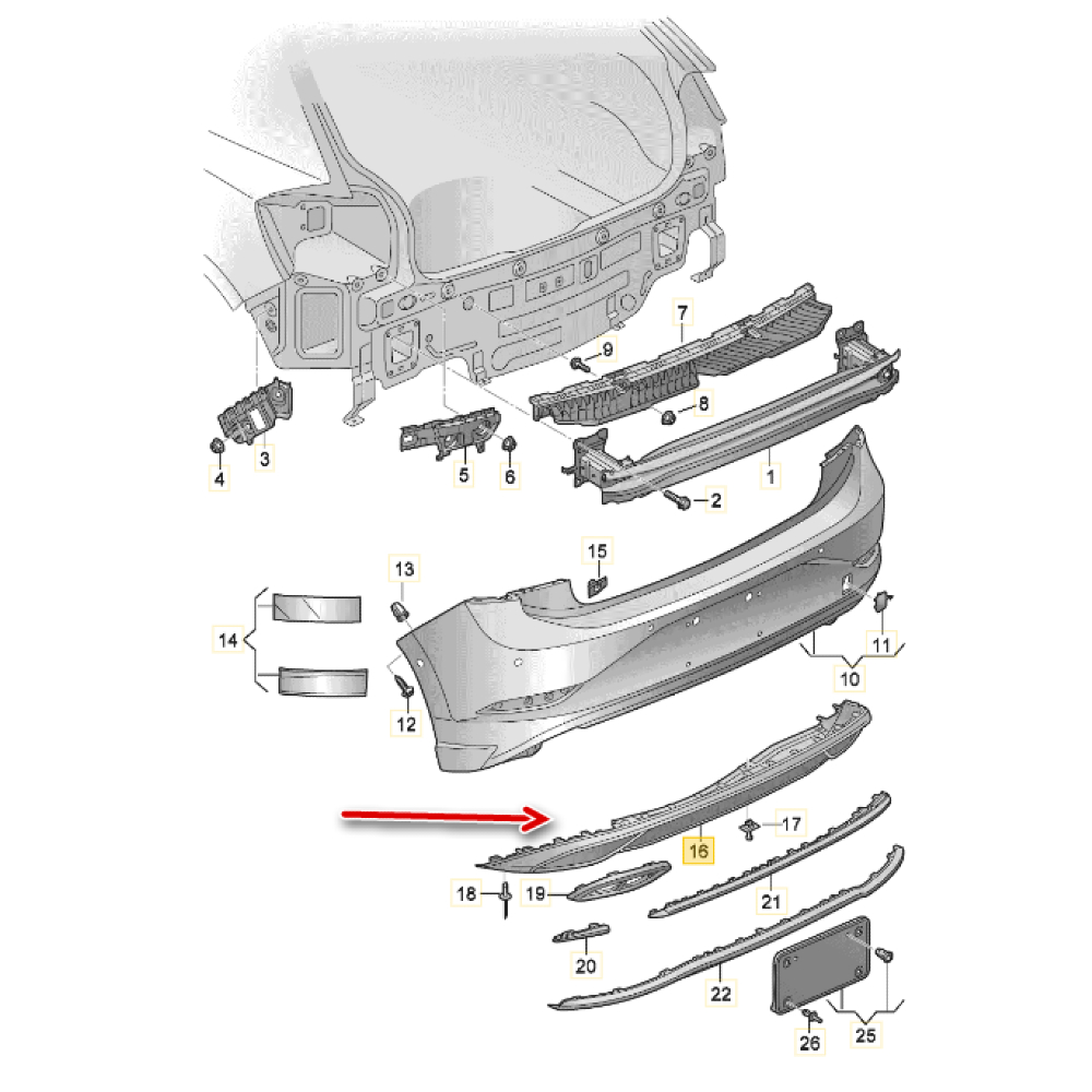 Arka Tampon Kaplaması