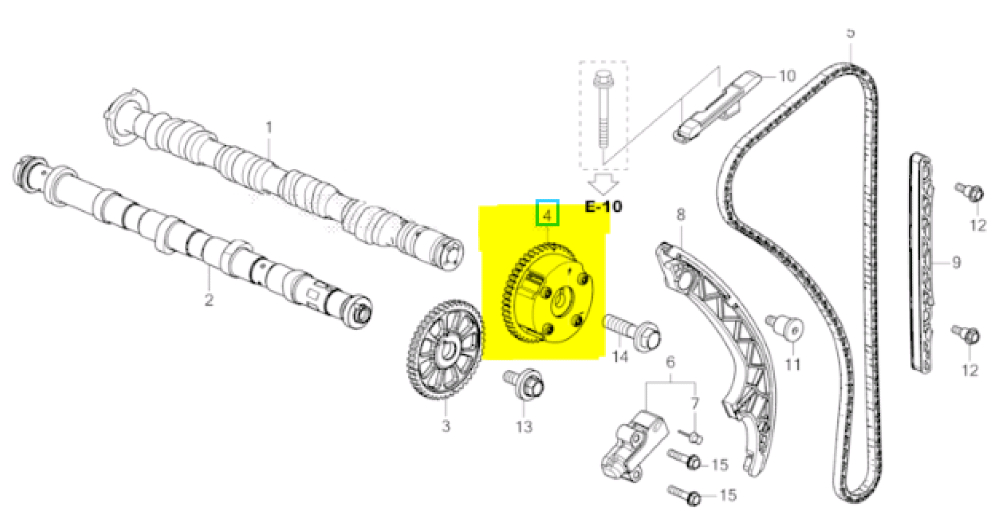 Eksantrik Dişlisi Emme