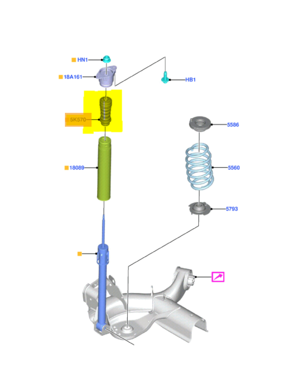Arka Süspansiyon Takozu