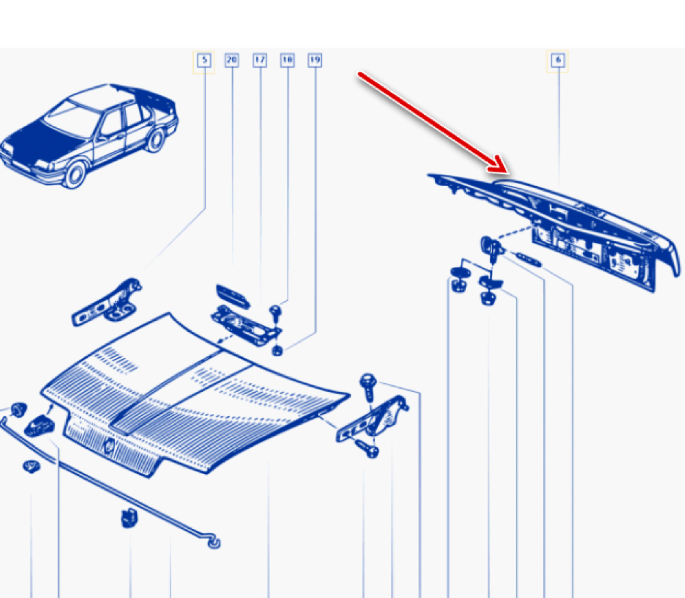 Bagaj Kapağı / Kaput