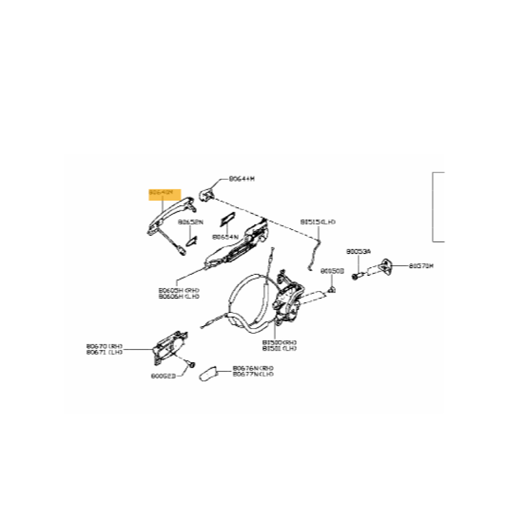 Ön Dış Kapı Kolu