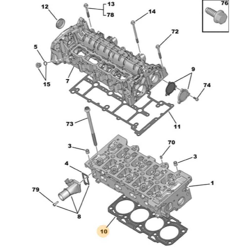 Silindir Kapak Contasi 1 Kertik