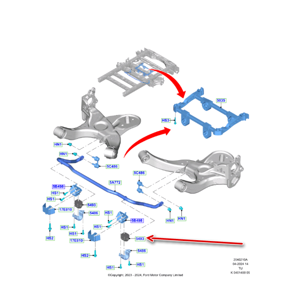 Arka Viraj Demiri Orta Lastik