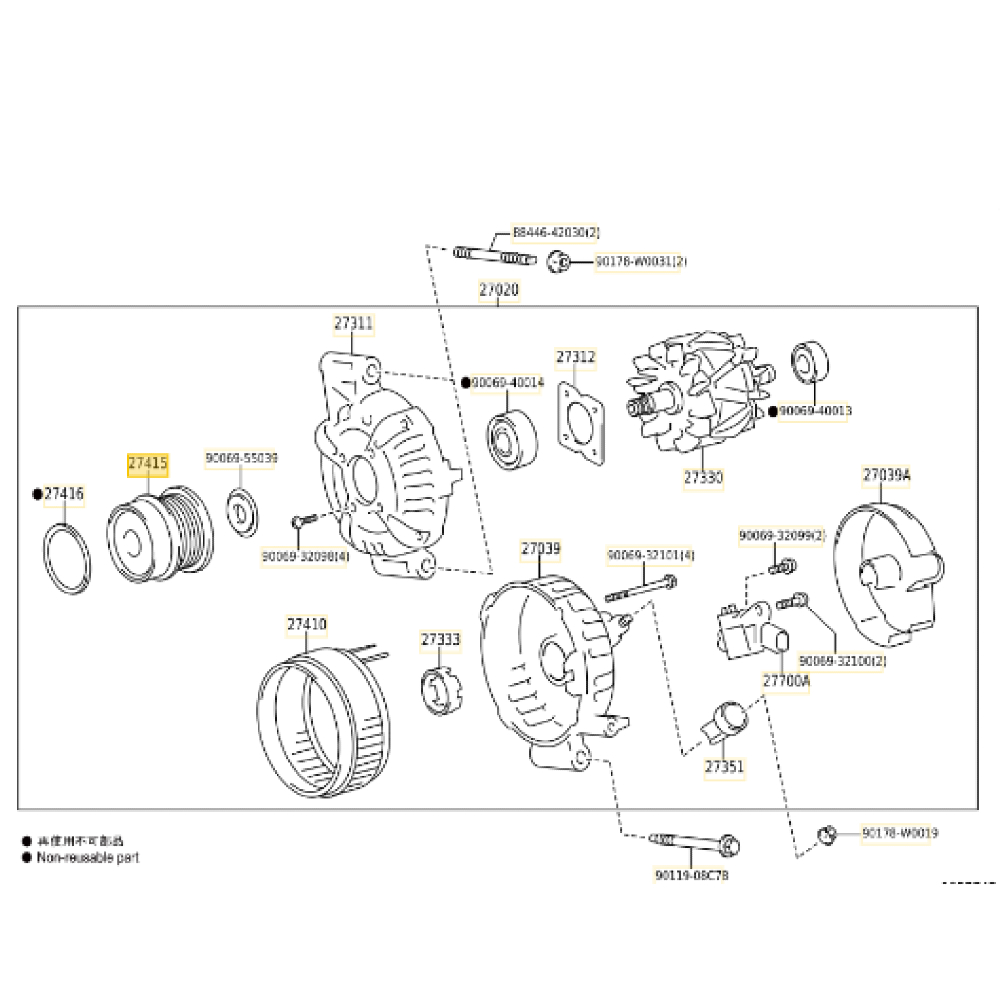 Alternatör Kasnağı