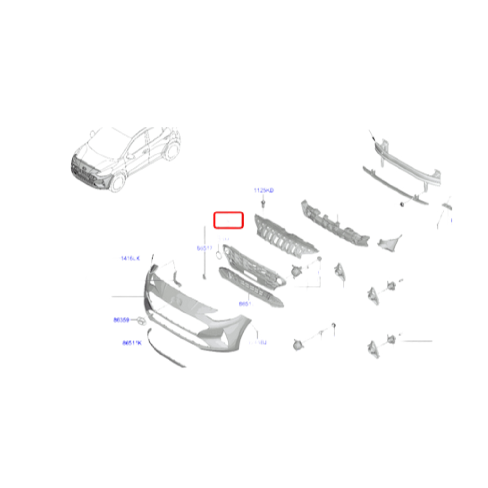 Ön Tampon Orta İzgara