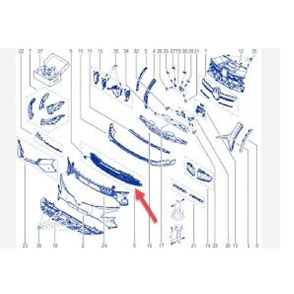 Ön Tampon Orta İzgara