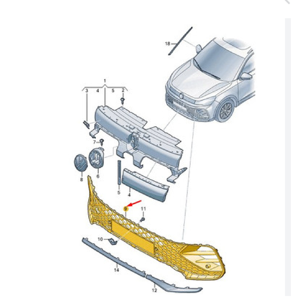 Ön Tampon Orta İzgara
