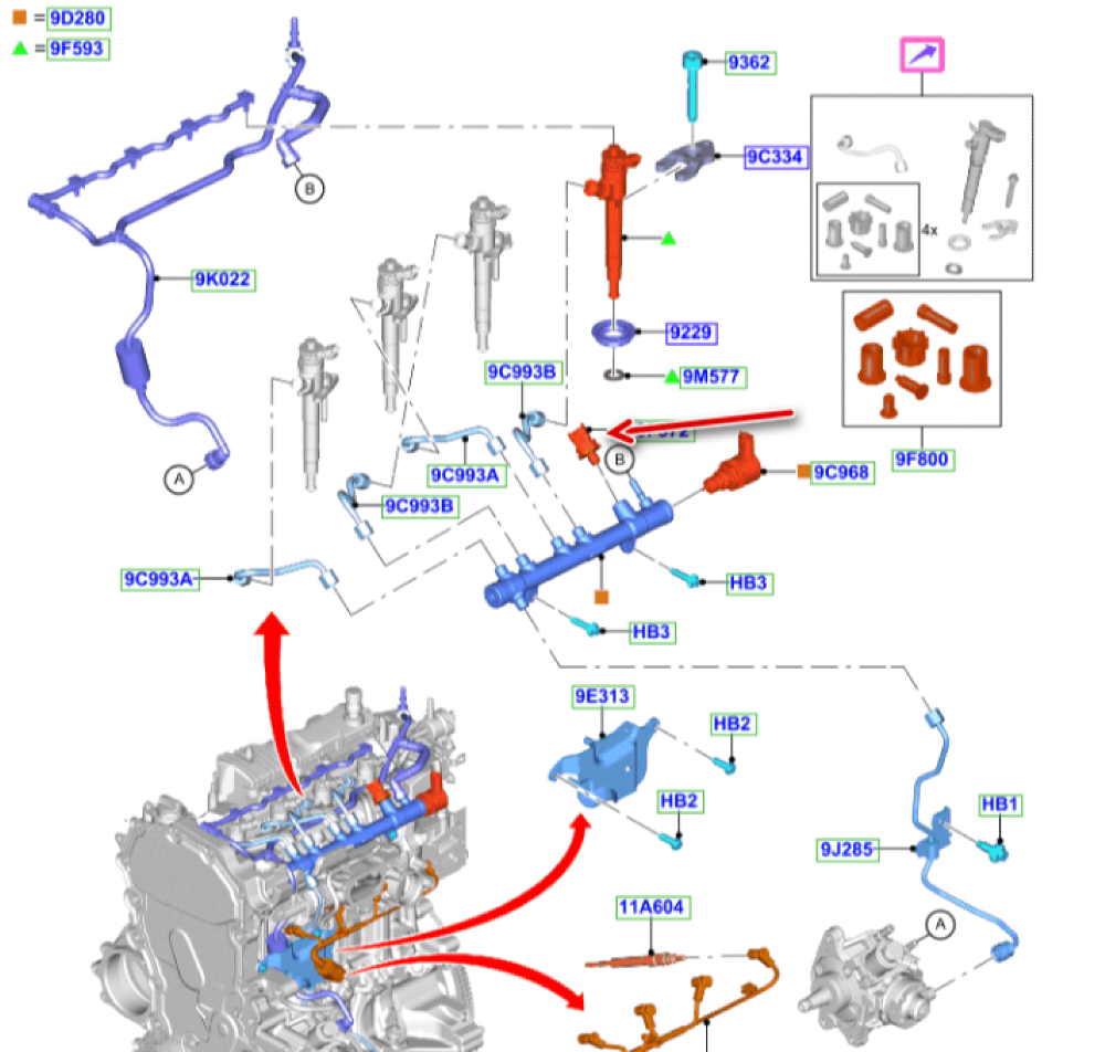 Mazot Basınç Sensörü