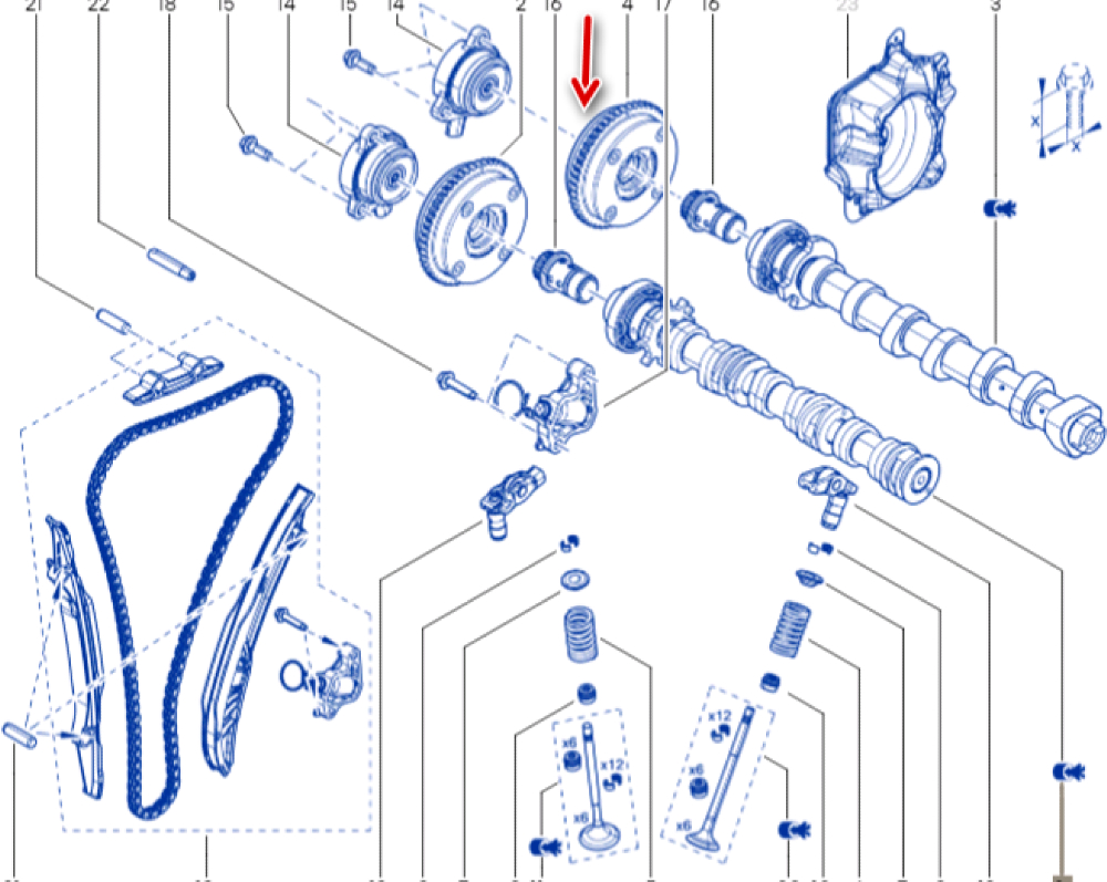 Eksantrik Dişlisi Emme