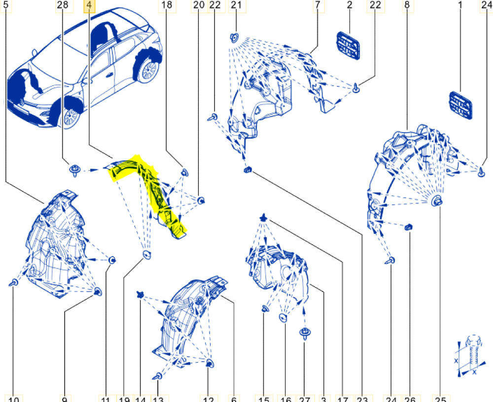 Ön Davlumbaz Sağ Ön Ün Arkasi