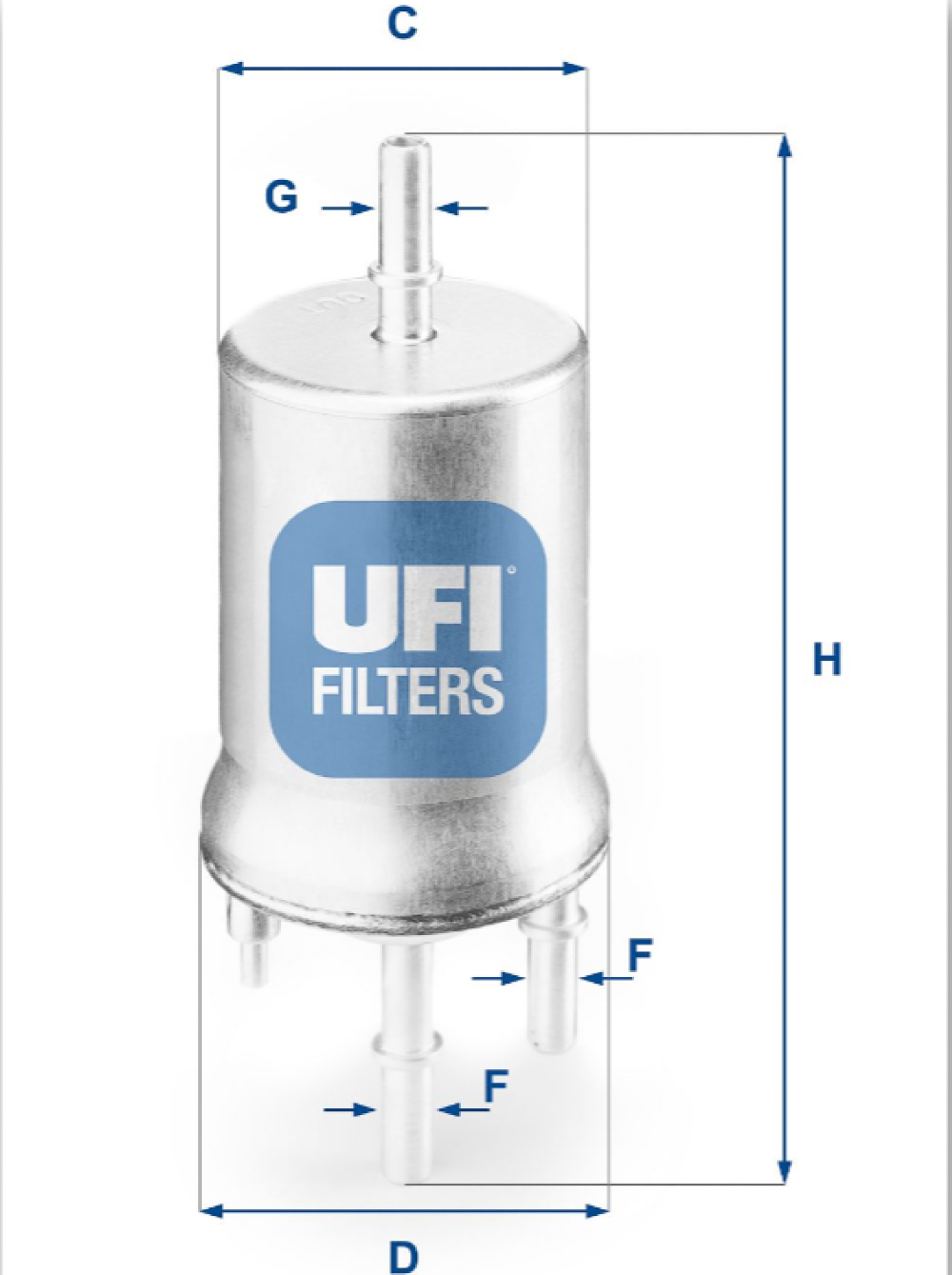 Skoda Fabia 1999-2004  Ufi Benzin Filtresi 3183200