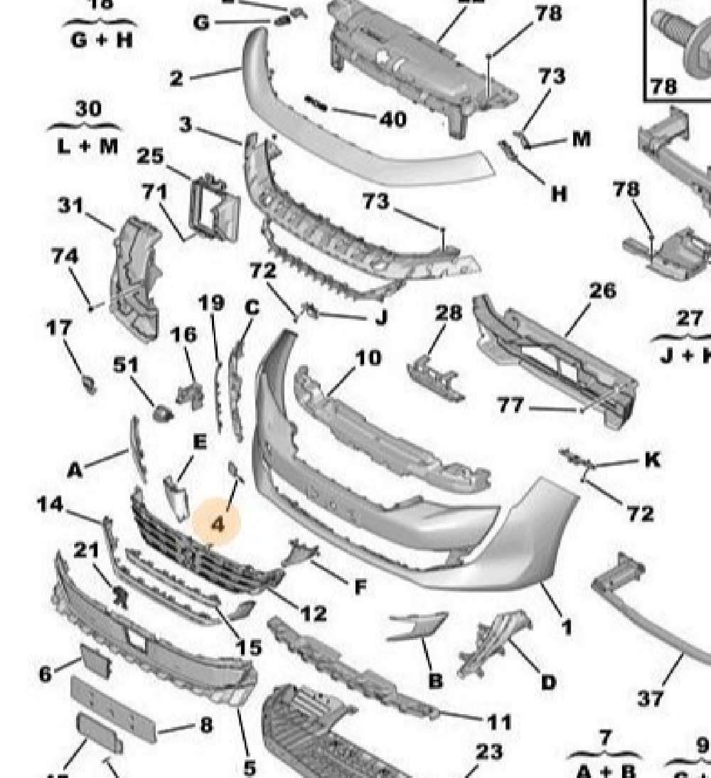 Ön Tampon Çeki Kapağı