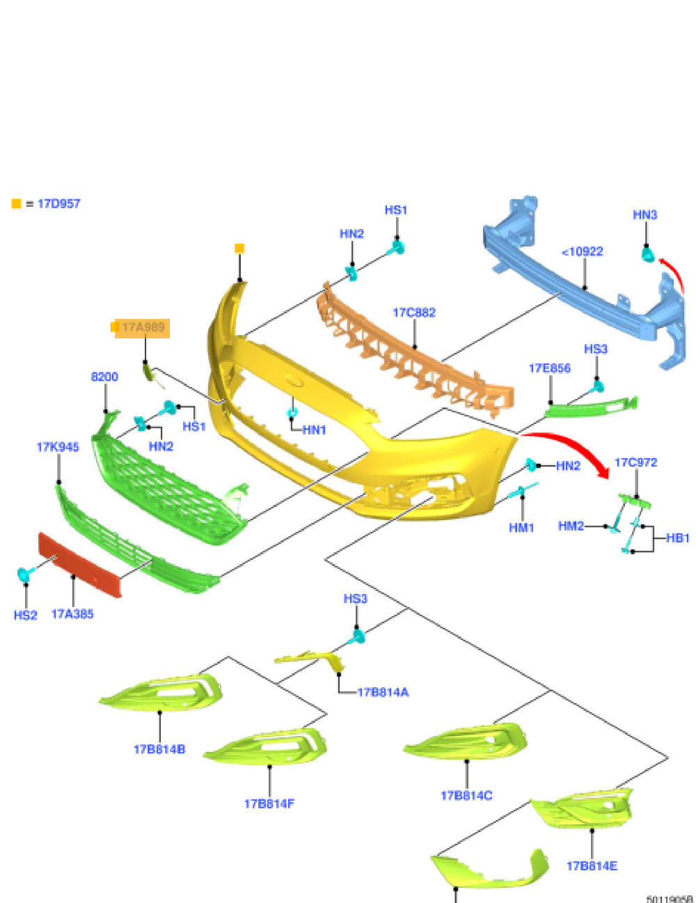 Ön Tampon Çeki Kapağı