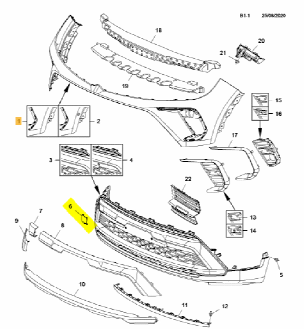 Ön Tampon Çeki Kapağı