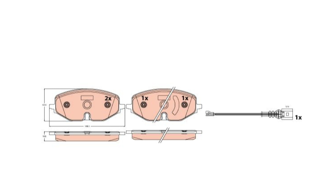 Trw-Lucas Ön Fren Balatası GDB2392