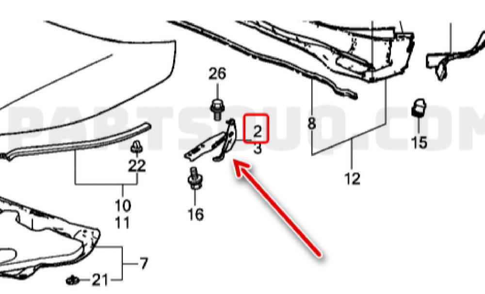 Ön Sol Kaput Menteşesi