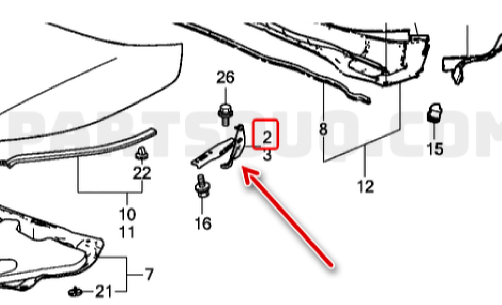 Ön Sağ Kaput Menteşesi