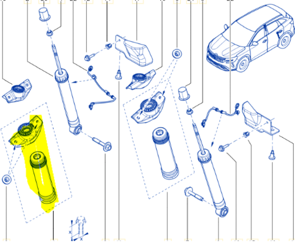 Arka Amortisör Takozu