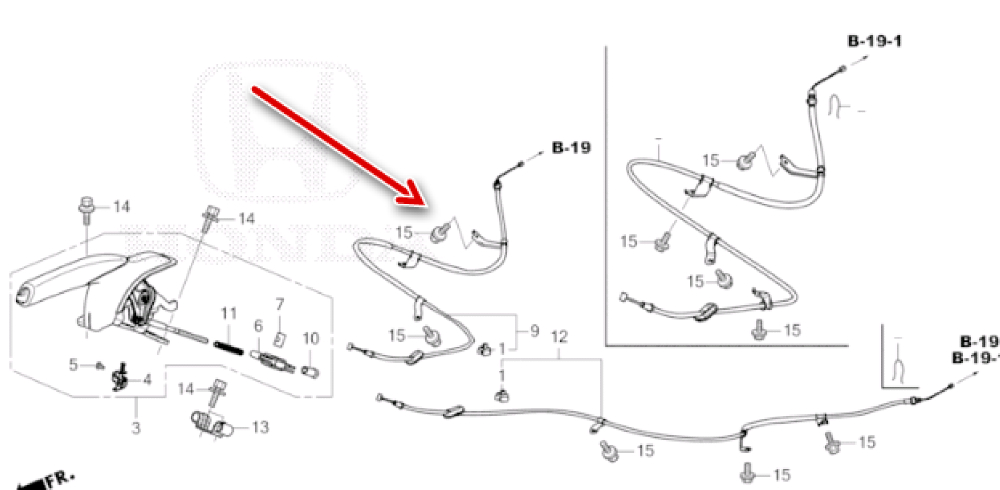 Sağ Arka El Fren Teli