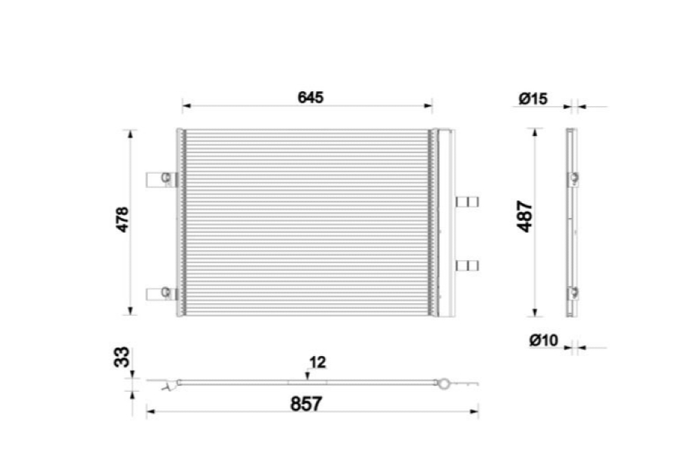 Orjinal Klima Radyatörü 921004120R