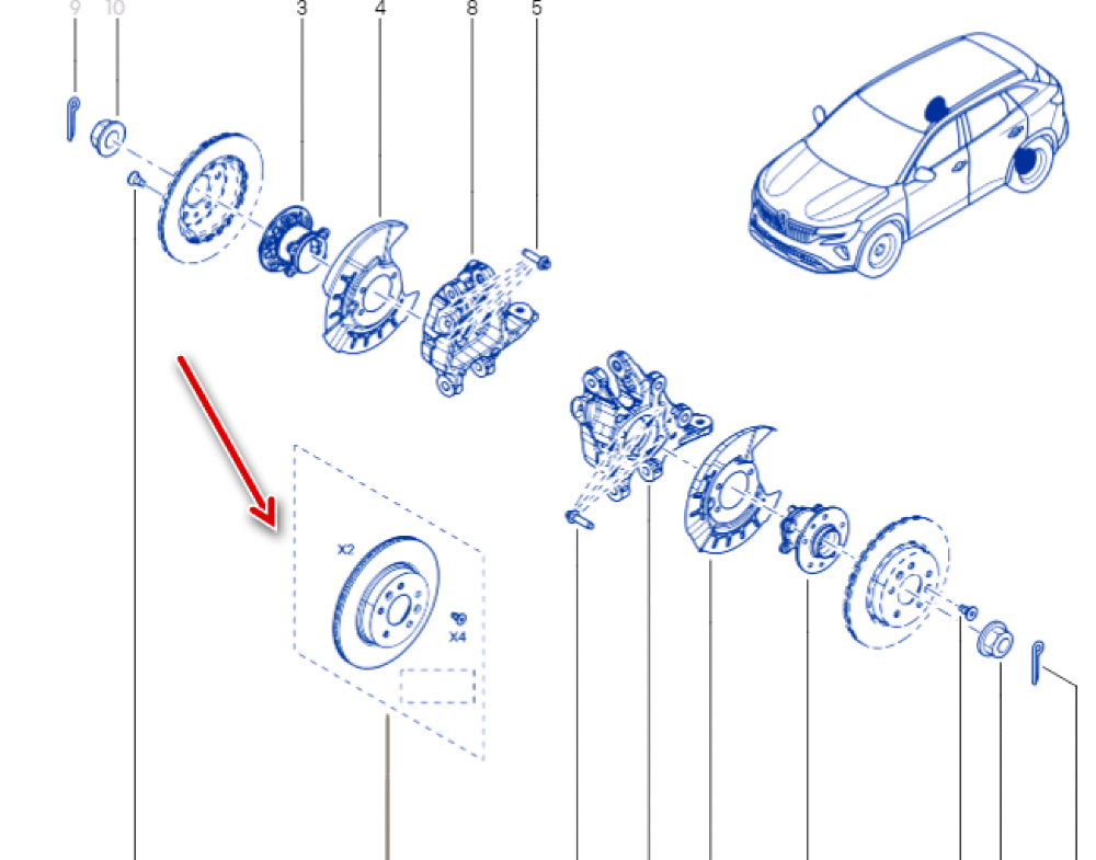 Delphi Arka Fren Diski BG5342C