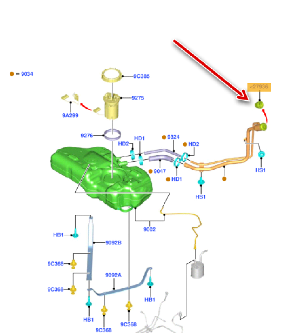 İç Yakıt Depo Kapağı